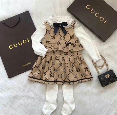 vetement gucci bebe fille|Gucci Kids Clothing for Baby Girls .